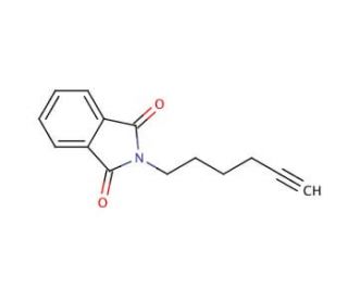 N-(5-Hexynyl)phthalimide (CAS 6097-08-1) - chemical structure image