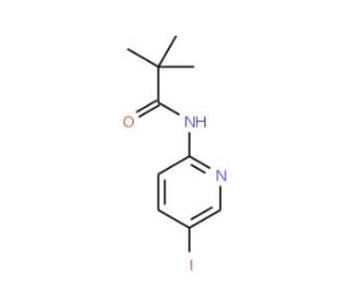 N-(5-Iodo-pyridin-2-yl)-2,2-dimethyl-propionamide (CAS 470463-36-6) - chemical structure image