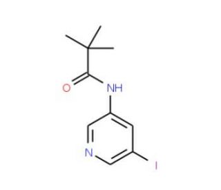 N-(5-Iodo-pyridin-3-yl)-2,2-dimethyl-propionamide (CAS 873302-38-6) - chemical structure image