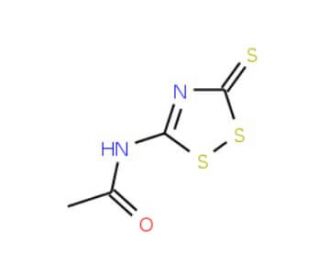 N-(5-Mercapto-[1,2,4]dithiazol-3-ylidene)-acetamide - chemical structure image