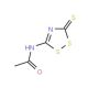 N-(5-Mercapto-[1,2,4]dithiazol-3-ylidene)-acetamide - chemical structure image