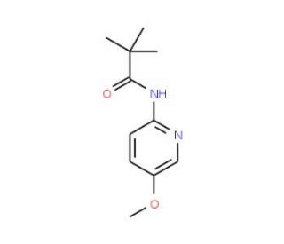 N-(5-Methoxy-pyridin-2-yl)-2,2-dimethyl-propionamide (CAS 898561-68-7) - chemical structure image