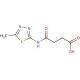 N-(5-Methyl-[1,3,4]thiadiazol-2-yl)-succinamic acid - chemical structure image