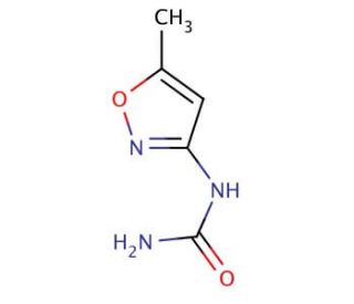 N-(5-methylisoxazol-3-yl)urea - chemical structure image