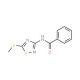 N-(5-Methylthio-1,2,4-thiadiazol-3-yl)benzamide (CAS 353254-76-9) - chemical structure image