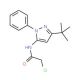N-(5-tert-Butyl-2-phenyl-2H-pyrazol-3-yl)-2-chloro-acetamide - chemical structure image