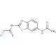 N-(6-Acetylamino-benzothiazol-2-yl)-2-chloro-acetamide - chemical structure image