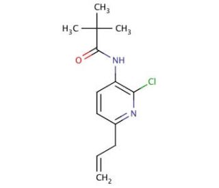 N-(6-Allyl-2-chloropyridin-3-yl)pivalamide (CAS 1142191-77-2) - chemical structure image