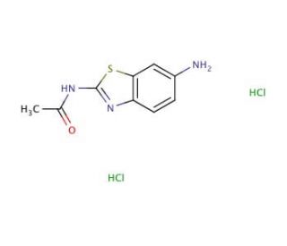 N-(6-amino-1,3-benzothiazol-2-yl)acetamide dihydrochloride - chemical structure image