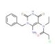 N-(6-Amino-1-benzyl-2,4-dioxo-1,2,3,4-tetrahydro-pyrimidin-5-yl)-2-chloro-N-ethyl-acetamide - chemical structure image