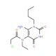 N-(6-amino-1-butyl-2,4-dioxo-1,2,3,4-tetrahydropyrimidin-5-yl)-2-chloro-N-ethylacetamide 的分子结构 N-(6-amino-1-butyl-2,4-dioxo-1,2,3,4-tetrahydropyrimidin-5-yl)-2-chloro-N-ethylacetamide - chemical structure image