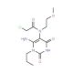 N-(6-amino-2,4-dioxo-1-propyl-1,2,3,4-tetrahydropyrimidin-5-yl)-2-chloro-N-(2-methoxyethyl)acetamide 的分子结构 N-(6-amino-2,4-dioxo-1-propyl-1,2,3,4-tetrahydropyrimidin-5-yl)-2-chloro-N-(2-methoxyethyl)acetamide - chemical structure ima