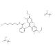 N-(6-Aminohexyl)rhodamine 6G-amide bis(trifluoroacetate) (CAS 1140505-40-3) - chemical structure image