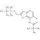 N-(6-Bromo-2-((tert-butyldimethylsilyloxy)methyl)-furo[3,2-b]pyridin-7-yl)pivalamide - chemical structure image