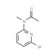 N-(6-Bromopyridin-2-yl)-N-methylacetamide (CAS 1133116-43-4) - chemical structure image