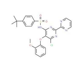 N-[6-Chloro-5-(2-methoxyphenoxy)-(2,2-bipyrimidine)4-4-yl]-(1,1-dimethylethyl)-benzenesulfonamide (CAS 150727-06-3) - chemica