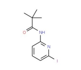 N-(6-Iodo-pyridin-2-yl)-2,2-dimethyl-propionamide (CAS 851102-44-8) - chemical structure image