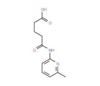 N-(6-Methyl-2-pyridyl)glutaramic acid - chemical structure image