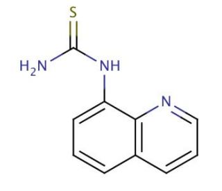 N-(8-Quinolinyl)thiourea (CAS 104222-20-0) - chemical structure image