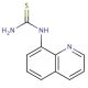 N-(8-Quinolinyl)thiourea (CAS 104222-20-0) - chemical structure image