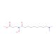 N-(9-Dimethylamino-1-oxononyl)-N-hydroxy-β-alanine Methyl Ester (CAS 1239468-48-4) - chemical structure image