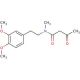 N-Acetoacetyl-N-methyl-2-(3,4-dimethoxyphenyl)ethylamine (CAS 887352-04-7) - chemical structure image