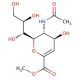 N-Acetyl-2,3-dehydro-2-deoxyneuraminic acid methyl ester 的分子结构, CAS编号: 25875-99-4 N-Acetyl-2,3-dehydro-2-deoxyneuraminic acid methyl ester (CAS 25875-99-4) - chemical structure image