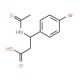 N-Acetyl-2-(4-bromophenyl)-beta-DL-alanine - chemical structure image