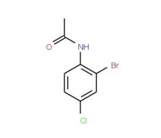 N-Acetyl 2-bromo-4-chloroaniline (CAS 57045-85-9) - chemical structure image