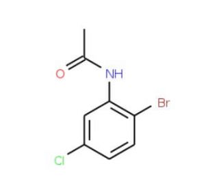 N-Acetyl 2-bromo-5-chloroaniline (CAS 827-66-7) - chemical structure image