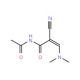 N-Acetyl-2-cyano-3-(dimethylamino)acrylamide (CAS 338753-65-4) - chemical structure image