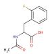 N-Acetyl-2-fluoro-DL-phenylalanine (CAS 66574-84-3) - chemical structure image
