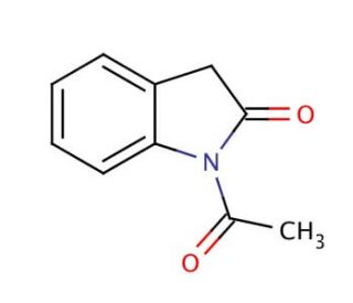 N-Acetyl-2-oxindole (CAS 21905-78-2) - chemical structure image
