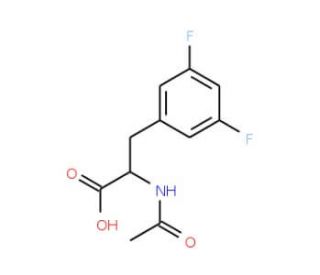 N-Acetyl-3-(3,5-difluorophenyl)-DL-alanine (CAS 266360-52-5) - chemical structure image