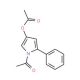 N-Acetyl-3-acetoxy-5-phenylpyrrole (CAS 100750-39-8) - chemical structure image