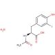 N-Acetyl-3-iodo-L-tyrosine Monohydrate (CAS 23277-49-8) - chemical structure image
