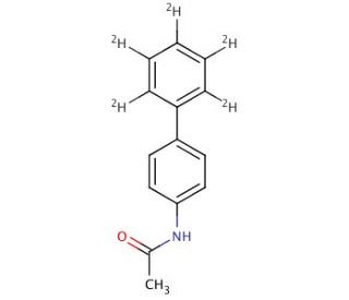 N-Acetyl-4-aminobiphenyl-d5 - chemical structure image