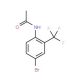 N-Acetyl 4-bromo-2-trifuoromethylaniline (CAS 29124-62-7) - chemical structure image