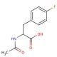 N-Acetyl-4-fluoro-DL-phenylalanine (CAS 17481-06-0) - chemical structure image