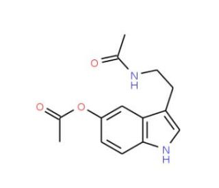 N-Acetyl-5-acetoxytryptamine (CAS 28026-16-6) - chemical structure image