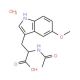 N-Acetyl-5-methoxy-DL-tryptophan monohydrate (CAS 43167-40-4) - chemical structure image