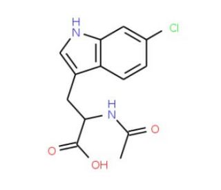 N-Acetyl 6-Chlorotryptophan (CAS 50517-10-7) - chemical structure image