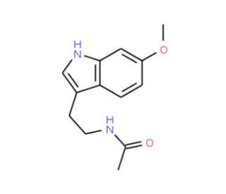 N-Acetyl-6-methoxytryptamine (CAS 22375-73-1) - chemical structure image