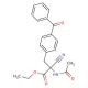 N-Acetyl-α-cyano-p-benzoyl-D,L-phenylalanine Ethyl Ester (CAS 104504-38-3) - chemical structure image