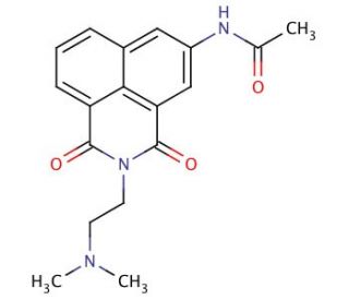 N-Acetyl Amonafide (CAS 69409-02-5) - chemical structure image