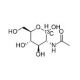N-acetyl-D-[1-13C]glucosamine (CAS 253679-94-6) - chemical structure image
