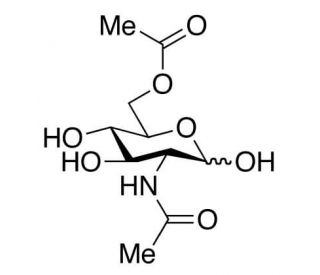 N-Acetyl-D-Glucosamine 6-Acetate - chemical structure image