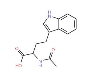 N-Acetyl-D,L-homotryptophan (CAS 205813-00-9) - chemical structure image