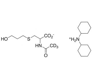 N-Acetyl-d3-S-(3-hydroxypropyl)cysteine, Dicyclohexylammonium Salt - chemical structure image