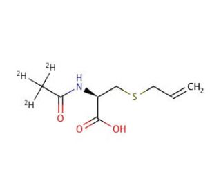 N-(Acetyl-d3)-S-allyl-L-cysteine (CAS 1331907-55-1) - chemical structure image
